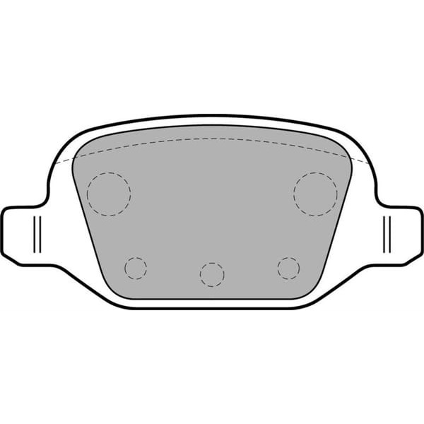 DELPHI LP1678 Fren Balatası Arka 500 07- Panda 03- / Ypsılon 06-