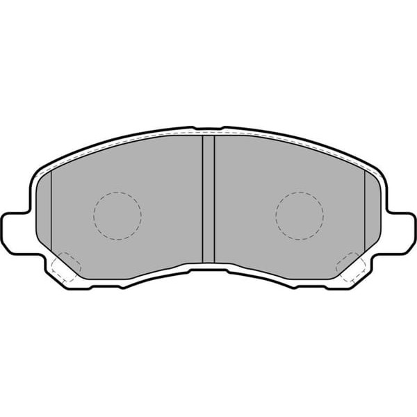 DELPHI LP1684 Ön Balata Lancer Sedan 03-Sportback 08- Galant (97-04) C4 1.6HDI 1.8HDI 12- P4008 12-