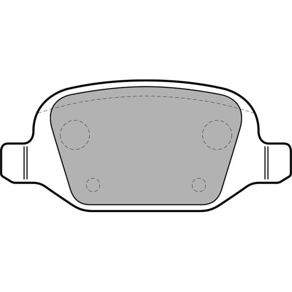 DELPHI LP1685 Fren Balatası Arka Fıssız 500 07- Linea 07- Panda 12- 4X4 / 147 00- 156 97- Gt 03-10 