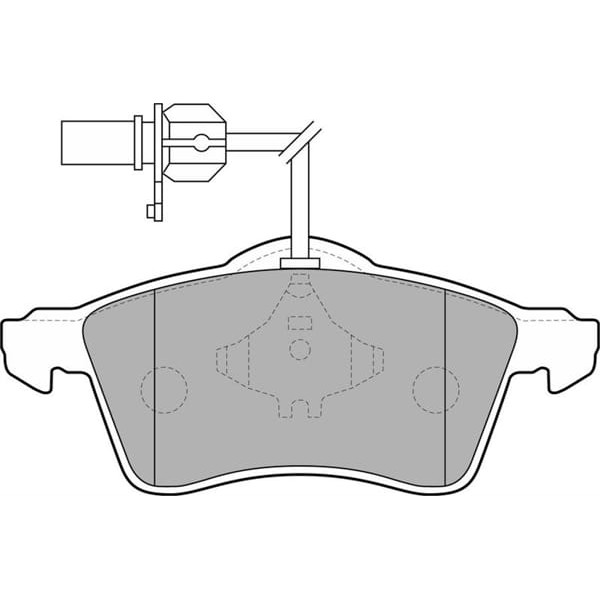 DELPHI LP1707 Fren Balatası Ön Fişli Transporter T4 90-03