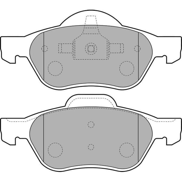 DELPHI LP1714 Fren Balatası Ön Laguna II 01- 15 Jant 280 Disk 