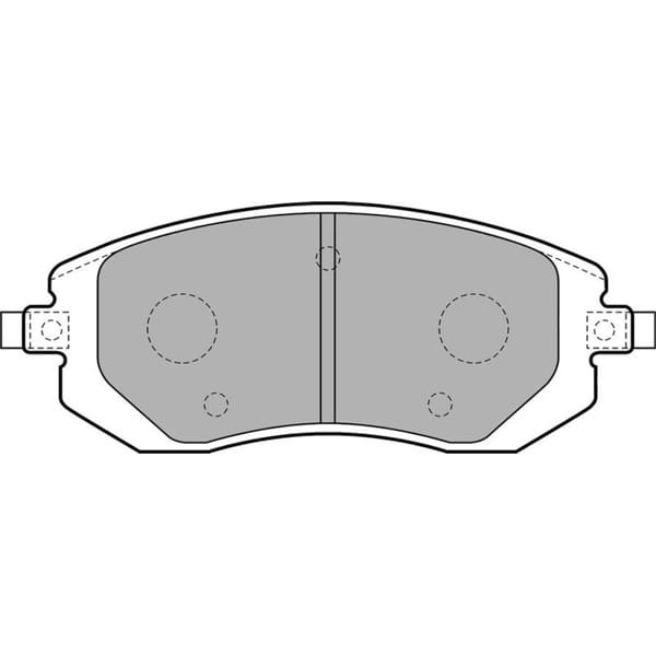 DELPHI LP1718 Fren Balatası Ön Forester 02- Impreza 00- Legacy 0-08 Outback