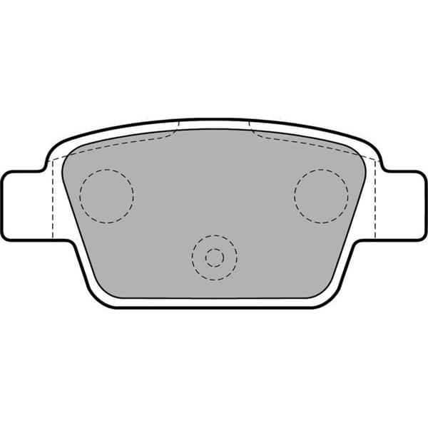 DELPHI LP1719 Fren Balatası Arka Linea 07- Bravo II 07- Stilo 01- Multıpla 98- / Delta III 08-14 / M 