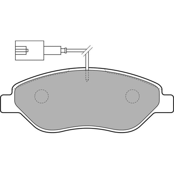 DELPHI LP1720 Fren Balatası Ön Bravo II 07- Stilo 01- / Delta III 08- / Mıto 08- 