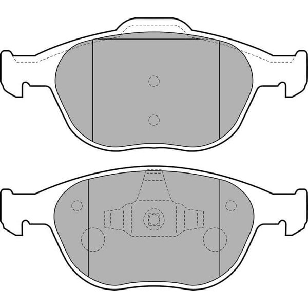 DELPHI LP1724 Fren Balatası Ön Tourneo Connect 02- Transit Connect 02- 