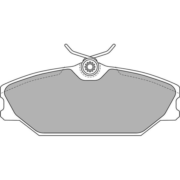 DELPHI LP1744 Fren Balatası Ön Megane I 95- Laguna I 94- Scenic I 96- Safrane II 96- 