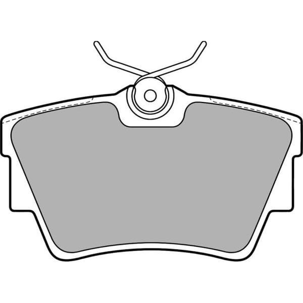 DELPHI LP1745 Fren Balatası Arka Trafic II 01- Trafic III 14- / Vivaro A 01- / Prımastar 02- 