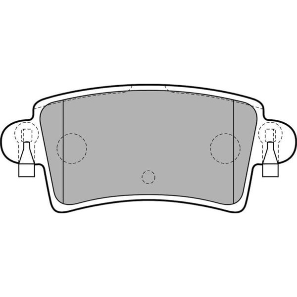 DELPHI LP1747 Fren Balatası Arka Master II 98- / Movano A 98- / Interstar 02- 