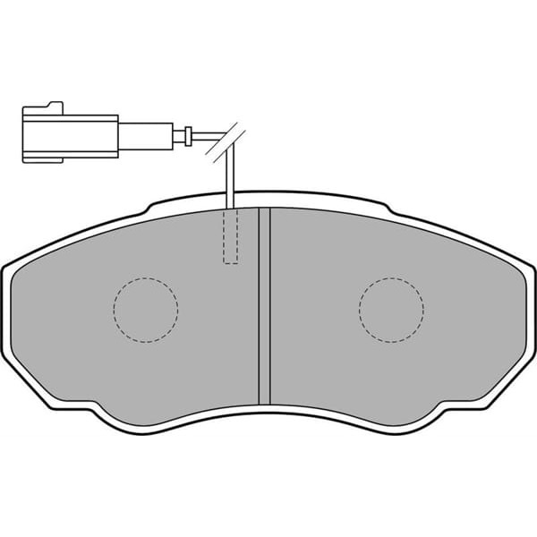 DELPHI LP1750 Fren Balatası Citroen Jumper Relay Fiat Ducato Peugeot Boxer 02/02- Ön