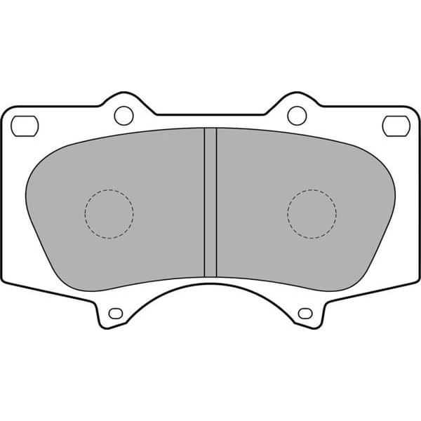 DELPHI LP1782 Fren Balatası Ön LandCruiser 98- Hı-Lux 09-12 / Pajero 07-12 