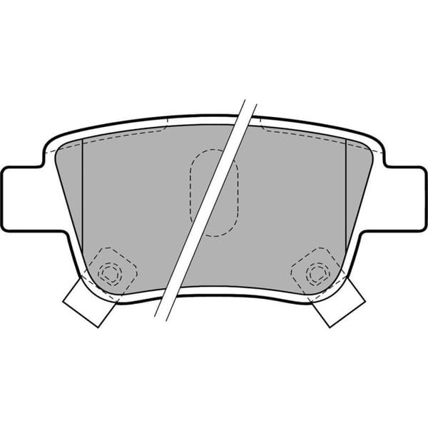 DELPHI LP1785 Fren Balatası Arka Corolla Verso 04-07 Avensis 03-08 1.6
