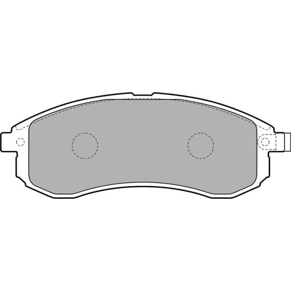 DELPHI LP1808 Fren Balatası Ön L200 