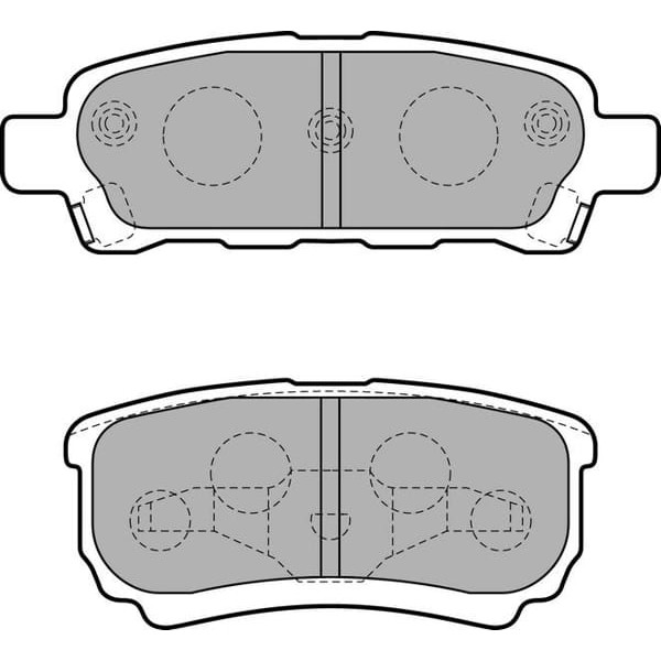 DELPHI LP1852 Fren Balatası Arka Lancer 03-11 Outlander 03-06 / Compass 06- / Sebrıng 07-10 / Avenge 