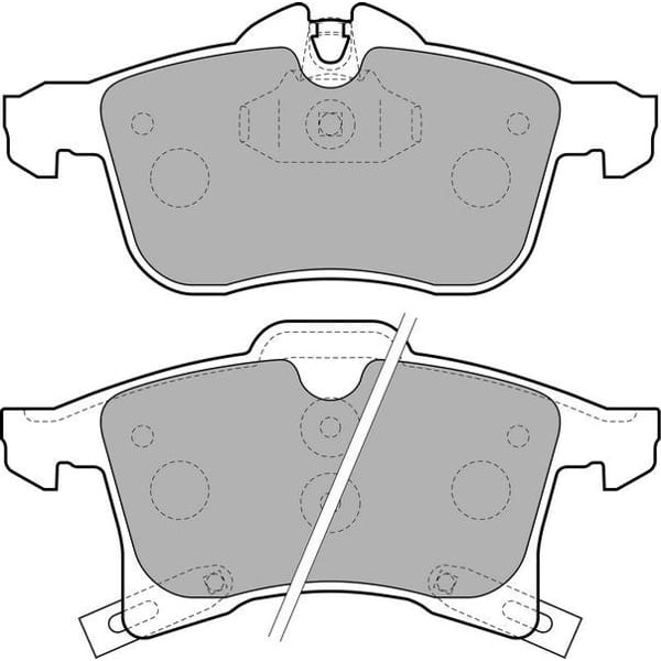DELPHI LP1861 Fren Balatası Ön Astra H 04- Corsa C 03-09 1.7 Cdtı Corsa D 06- 1.6 Turbo Corsa C 03-0 