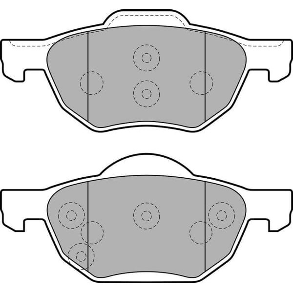 DELPHI LP1862 Fren Balatası Ön Accord 03- 