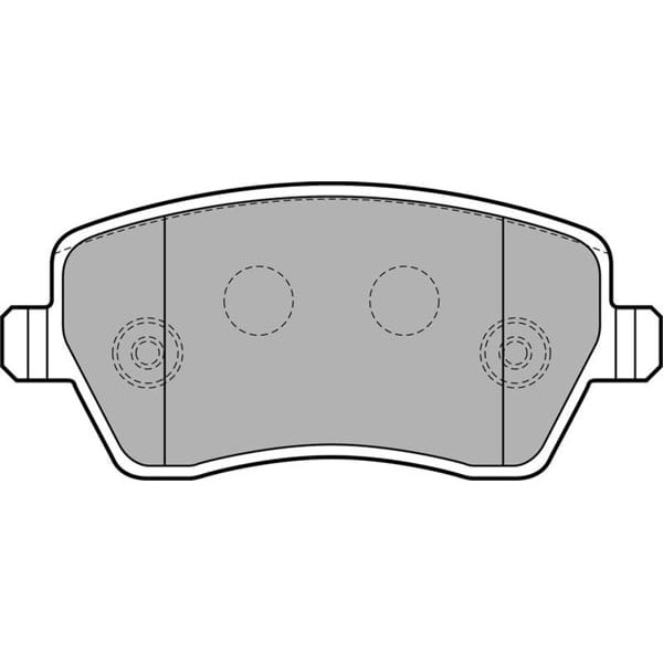 DELPHI LP1865 Fren Balatası Ön CLIO III 05- CLIO IV 12- Zoe 12- Kangoo II 08- Modus 04- Captur 13- /