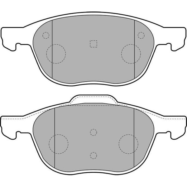 DELPHI LP1869 Fren Balatası Ön Cmax 10- Cmax 03- Focus II 04- Focus III 11- Kuga 13- Kuga 08- Tourne