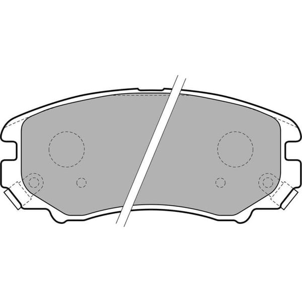 DELPHI LP1902 Fren Balatası Ön Coupe 02- Sonata 04- Elantra 00- Tucson 04- / Magentıs Soul 09- Sport 