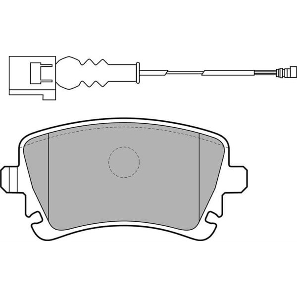 DELPHI LP1911 Fren Balatası Arka Fişli Transporter T5 03- Transporter T6 15- 