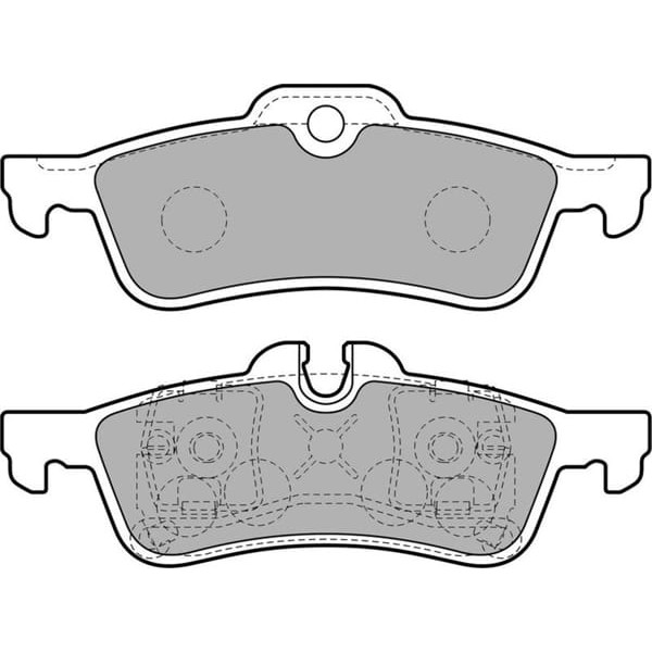 DELPHI LP1912 Fren Balatası Arka Convertıble One - John Cooper Works R52 Cooper S R50 R53 One R50 R5 