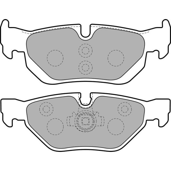 DELPHI LP1915 Fren Balatası Arka Bmw 1 E81 E82 E87 E88 Bmw 3 E90 E91 E92 E93 Bmw X1 E84 S Drıve X Dr 