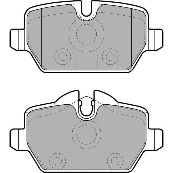 DELPHI LP1924 Fren Balatası Arka Bmw 1 E81 E87 Bmw 3 E90 