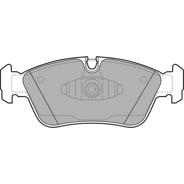 DELPHI LP1925 Fren Balatası Ön Bmw 1 E81 E87 03-12 Bmw 3 E90 05- 