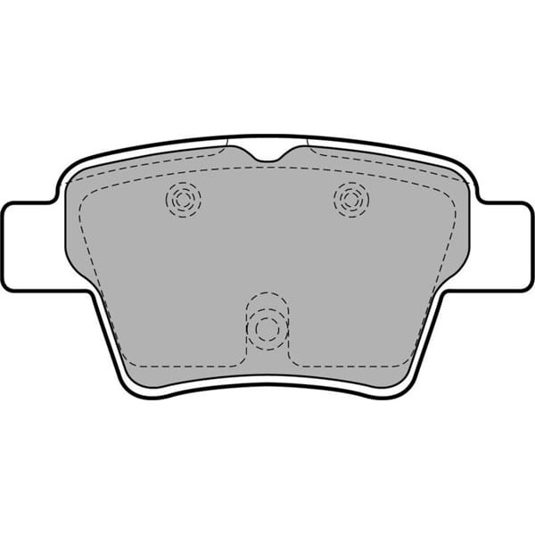 DELPHI LP1926 Fren Balatası Arka 207 06- 307 00- / C4 04- 