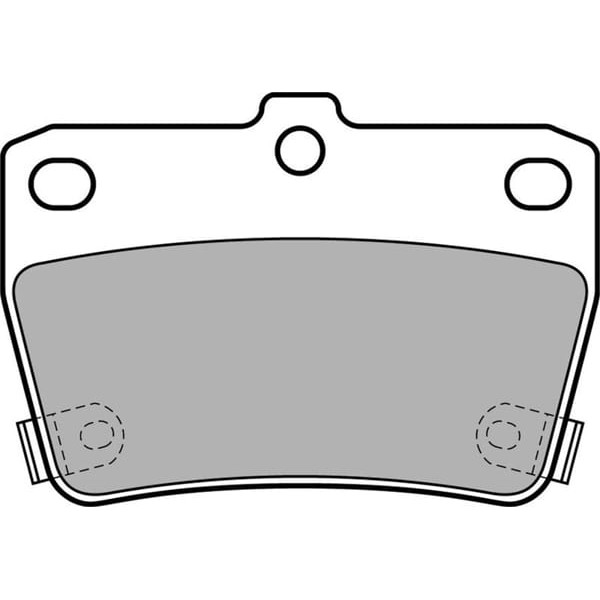 DELPHI LP1942 Fren Balatası Arka Rav4 00-05 / Tıggo 08-12 