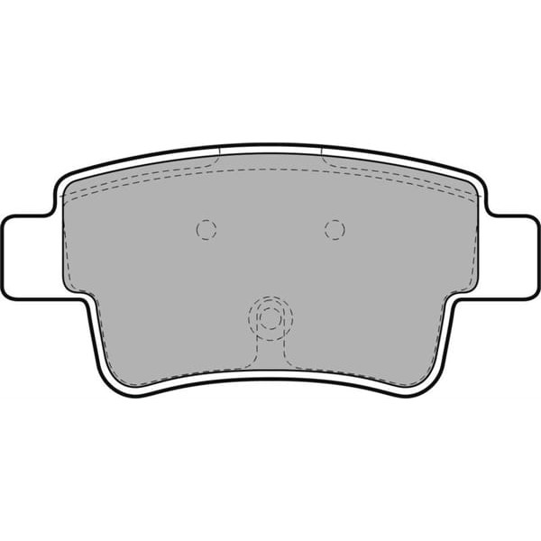 DELPHI LP1965 Fren Balatası Fiat Grande Punto Opel Corsa Corsa Van 09/05- Arka 