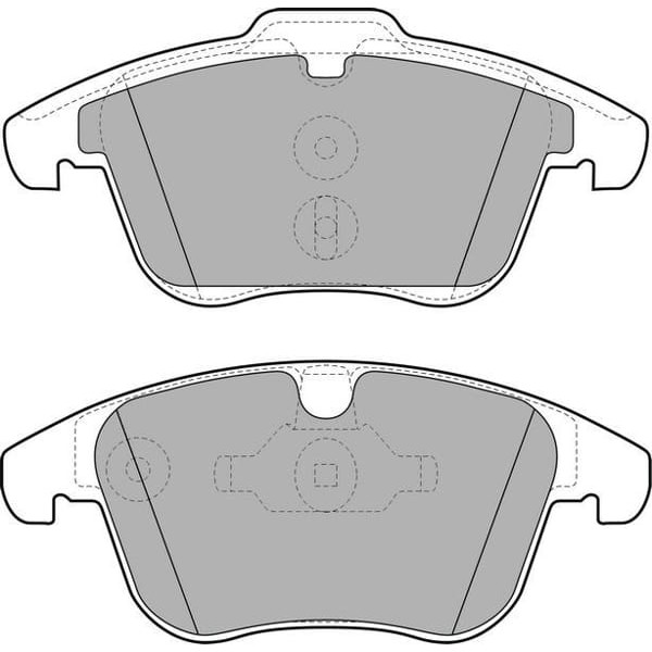 DELPHI LP1967 Fren Balatası Ön S-Max 06- Mondeo IV 07- Galaxy III 06- / S60 10- S80 06- V60 V70 06- 