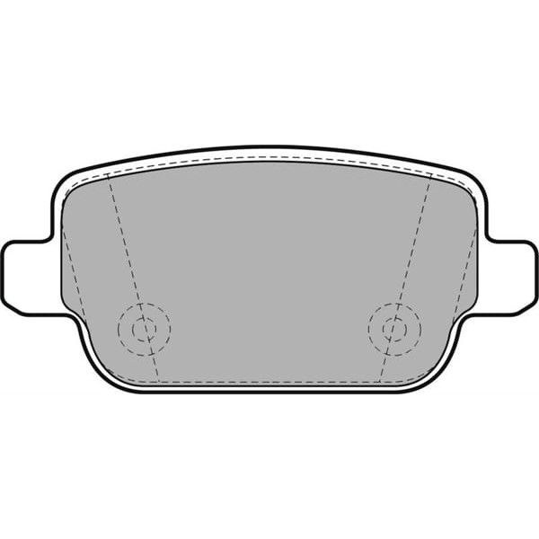 DELPHI LP1969 Fren Balatası Arka S-Max 06- Mondeo IV 07- Kuga 08- Galaxy III 06- / S80 II 06- V70 06 
