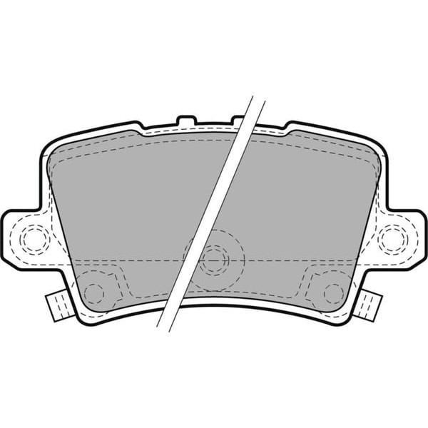 DELPHI LP1971 Fren Balatası Arka Civic Ix 12- Civic 08- 