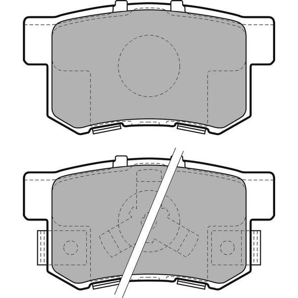 DELPHI LP1972 Fren Balatası Arka Accord 08-15 Crv 01-06 Frv 05- 