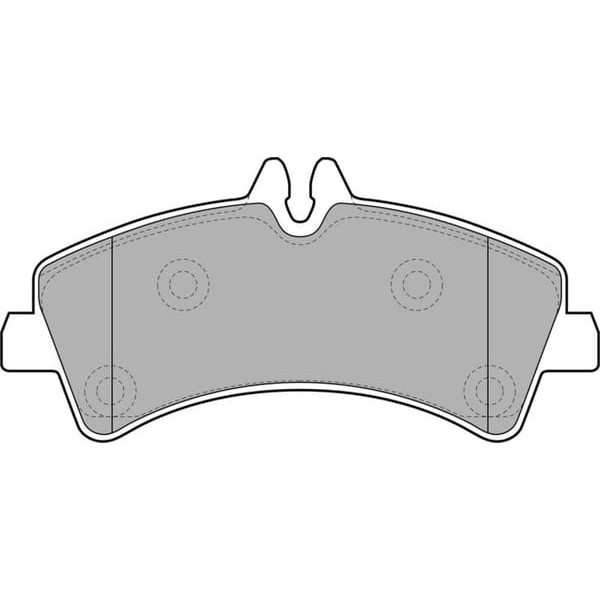 DELPHI LP1984 Fren Balatası Arka Crafter 06- / Sprinter 06- 5 Ton Çıft Teker 