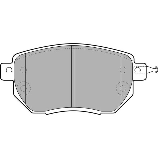 DELPHI LP1986 Fren Balatası Ön Infiniti Fx35. Fx37. Fx45 Murano 01 03-