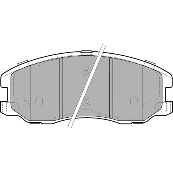 DELPHI LP1987 Fren Balatası Ön Antara 06- / Captiva 06- 