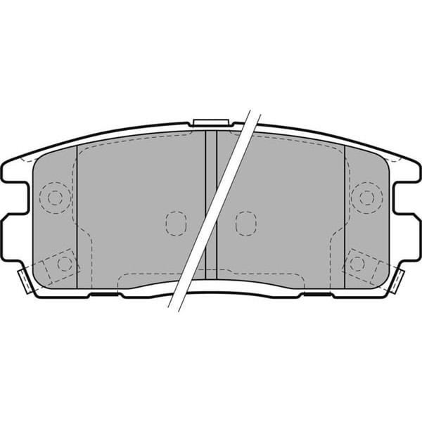 DELPHI LP1988 Fren Balatası Arka Antara 06- Captiva 06- 