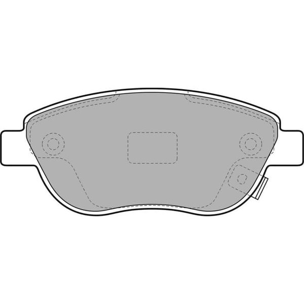 DELPHI LP1990 Fren Balatası Ön Fıssız 500 L 12- / Corsa D 06- Geniş Tıp
