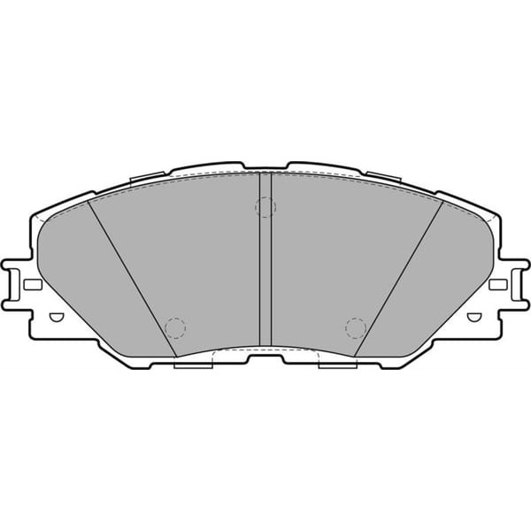 DELPHI LP2003 Fren Balatası Ön Rav4 06-11 Prıus 12- 