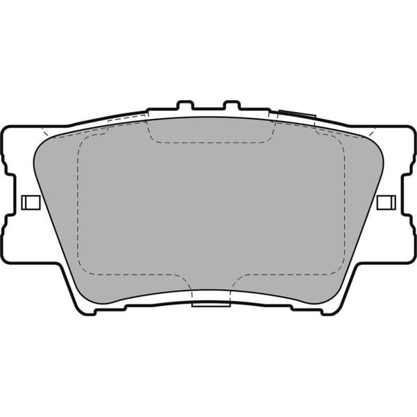 DELPHI LP2004 Fren Balatası Arka Rav4 06-12 