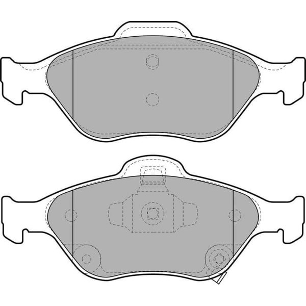 DELPHI LP2005 Fren Balatası Ön Yaris 06-11 Fransa Montaj / Charade 11- 