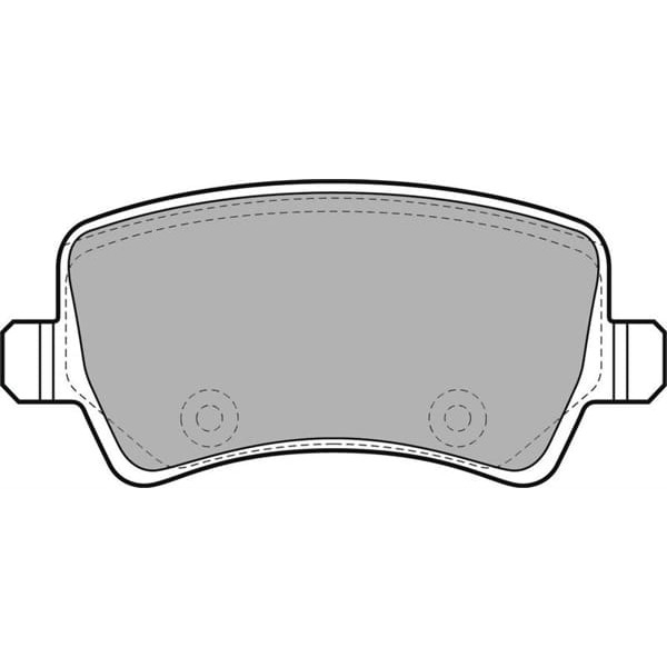 DELPHI LP2008 Fren Balatası Arka S-Max 06- Galaxy III 06- / S60 10- S80 06- V60 V70 06- Xc60 08- Xc7 