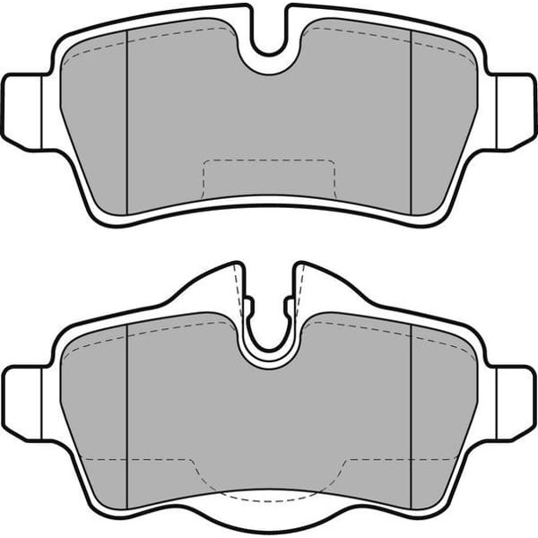 DELPHI LP2022 Fren Balatası Arka Clubman R55 R56 R50 R53 Clubvan R55 Convertıble R57 Cooper S R56 Co