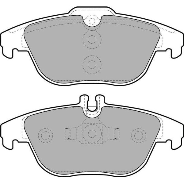 DELPHI LP2029 Fren Balatası Arka E Serisi W212 E200 E220 E Serisi 207 Serisi E200 E220 E250 E350 E50