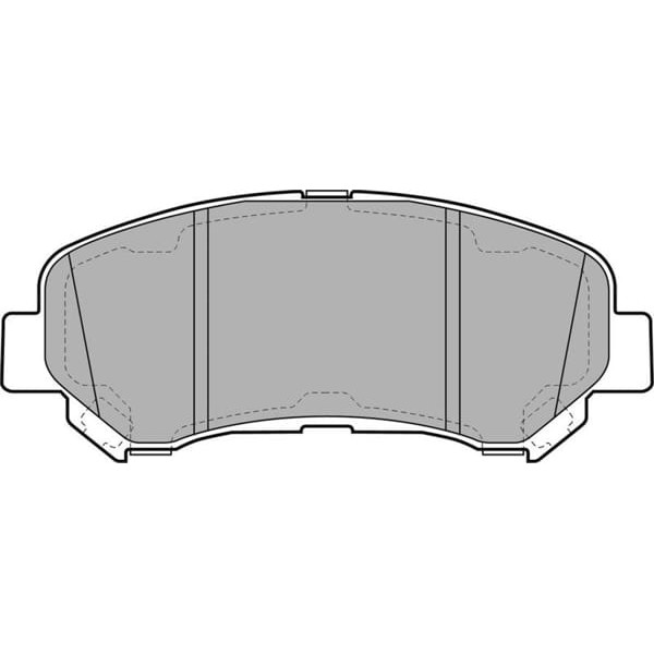 DELPHI LP2031 Fren Balatası Ön Koleos 08- / Qashqai 07-12 X-Traıl 07-13