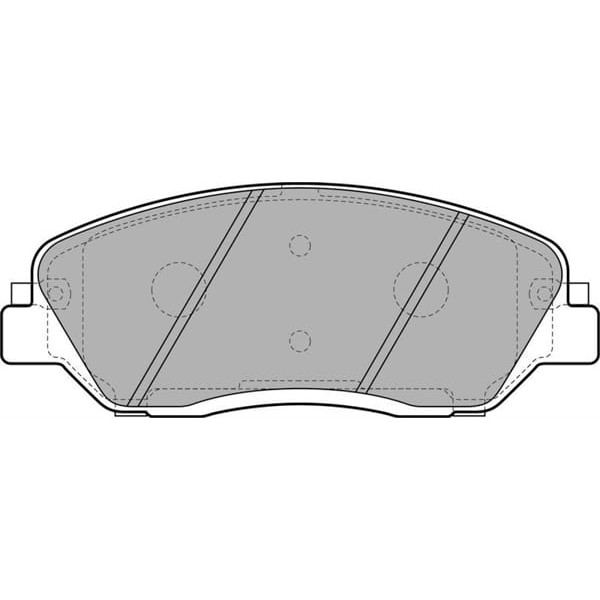 DELPHI LP2048 Fren Balatası Ön Corolla 07-12 Auris 07-12 1.4 D4D