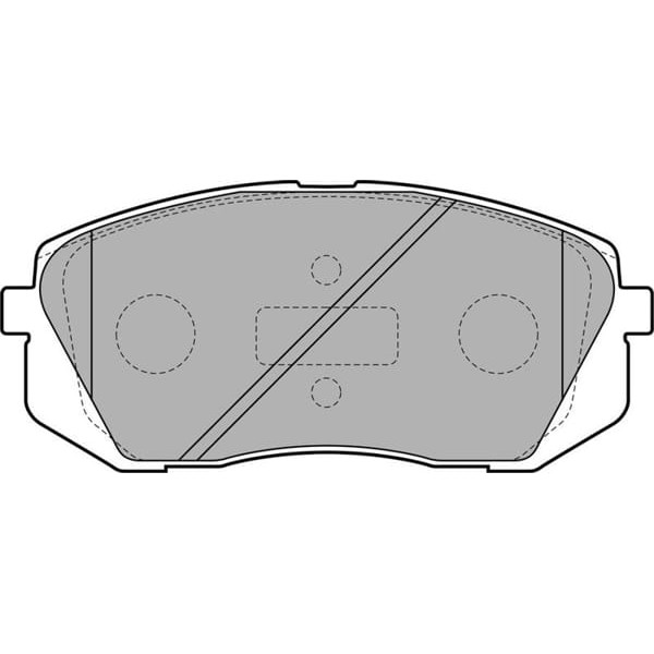 DELPHI LP2050 Fren Balatası Ön İx35 09- / Carens 06- Sportage 09- 
