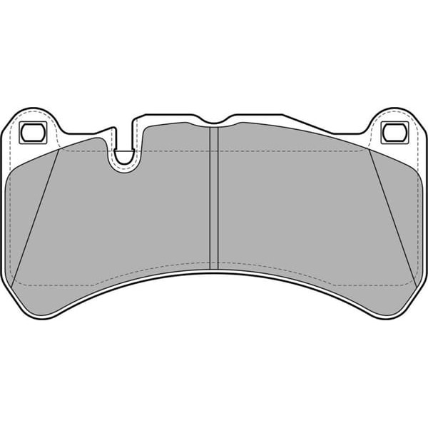 DELPHI LP2053 Fren Balatası Ön Fişli Clk C209 55Amg 09 02- 
