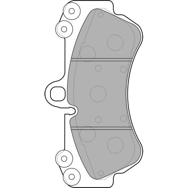DELPHI LP2057 Fren Balatası Ön Touareg 7L 02- / Cayenne 02- 